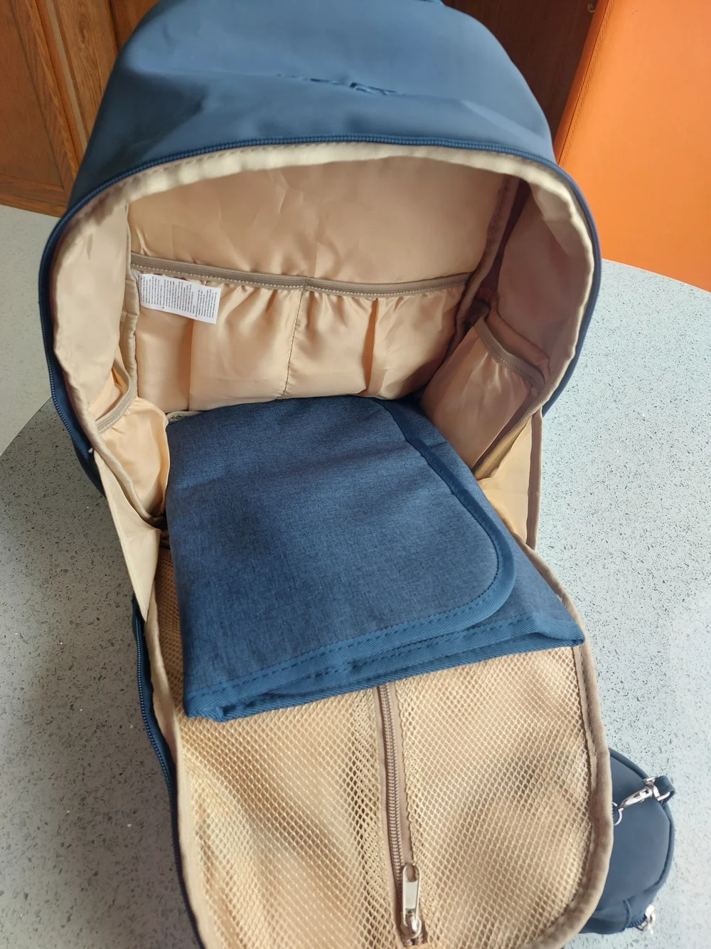 Blue Baby Diaper Backpack - Unbranded